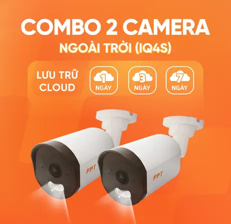 Combo 2 Camera Ngoài Trời FPT Telecom