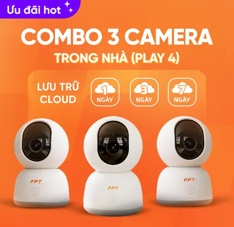 Combo 3 Camera Trong Nhà FPT Telecom