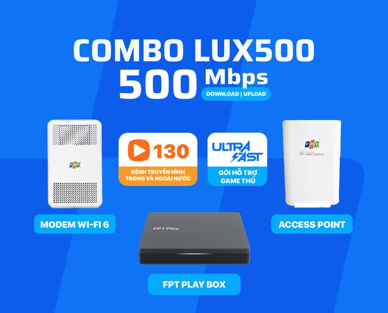 Lắp đặt LUX 800 FPT giá rẻ